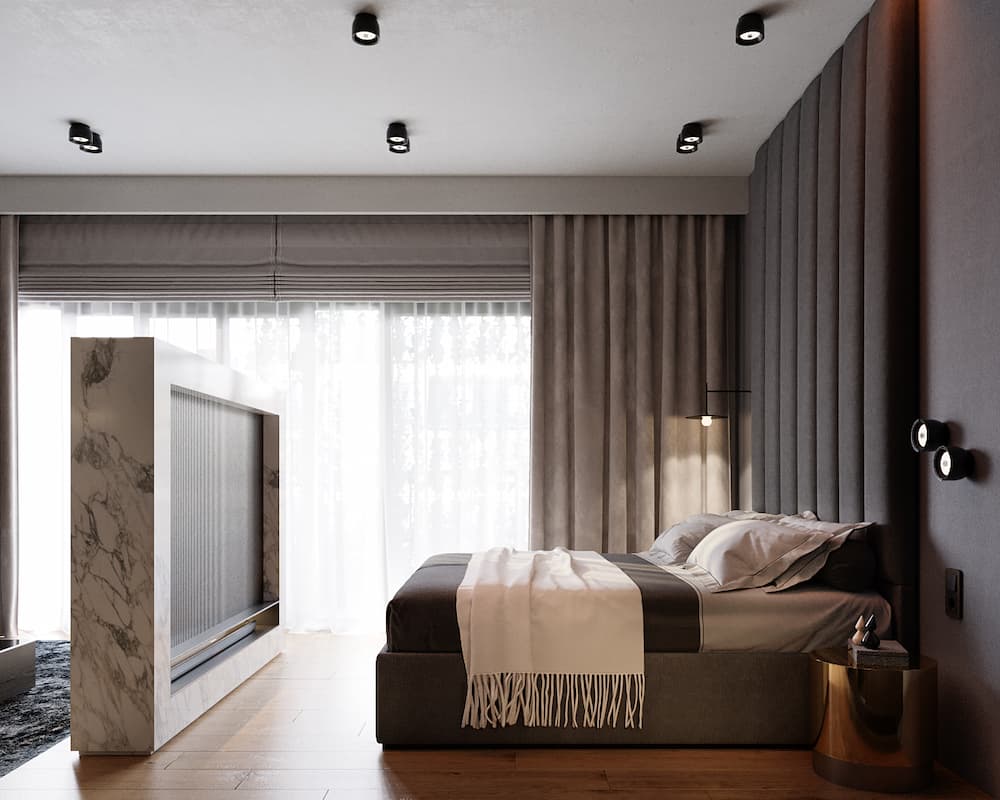 kaenterior lakberendezés - hálószoba